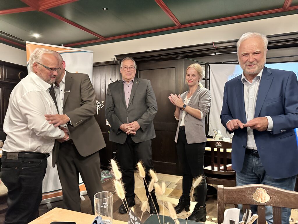 Gratulation nach Nominierung